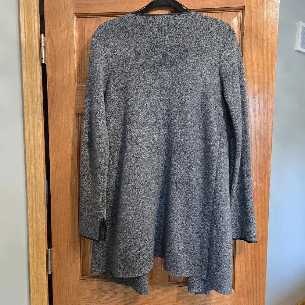 Zara Drape Front Cardigan Knit Sweater size Medium